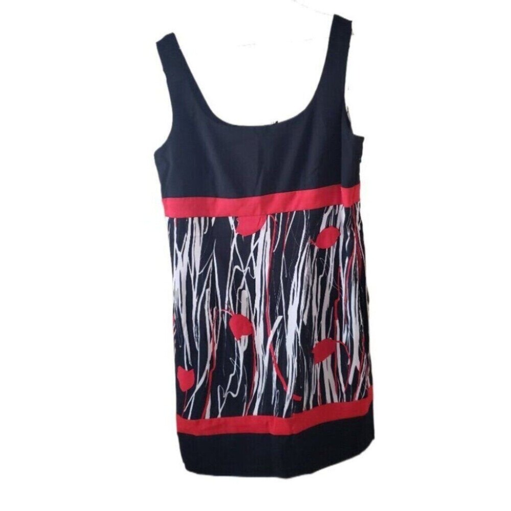 Ronni Nicole Multi-Color Abstract Sleeveless Dress